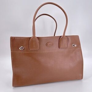 Tod's Brown Leather Tote Bag